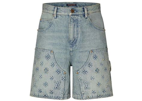 louis vuitton carpenter shorts|louis vuitton denim shorts.